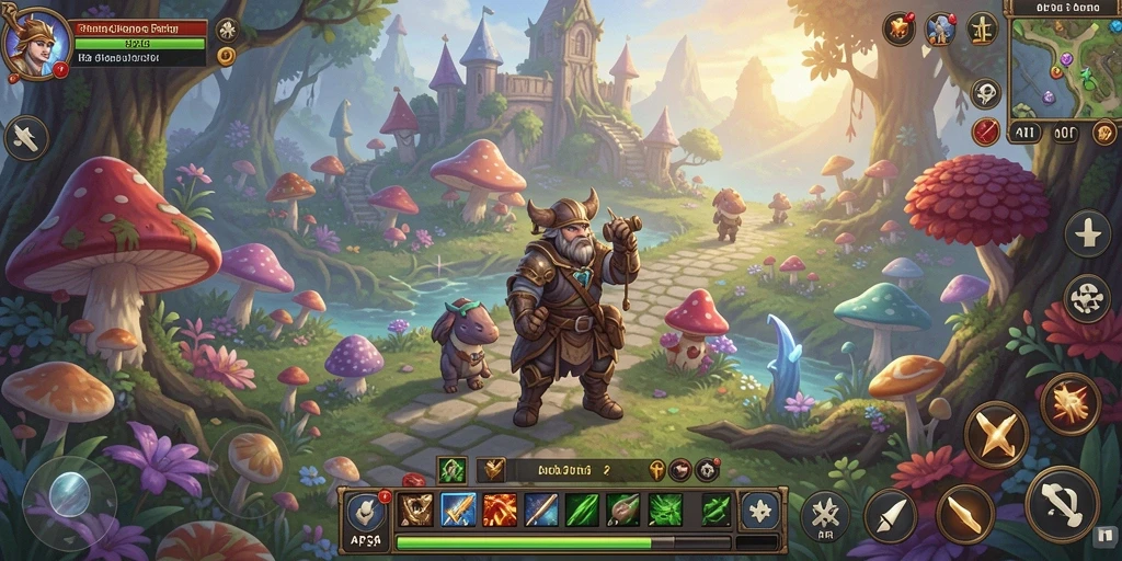 Screenshot gameplay API36 dengan aksi pertempuran seru dan karakter yang dinamis.