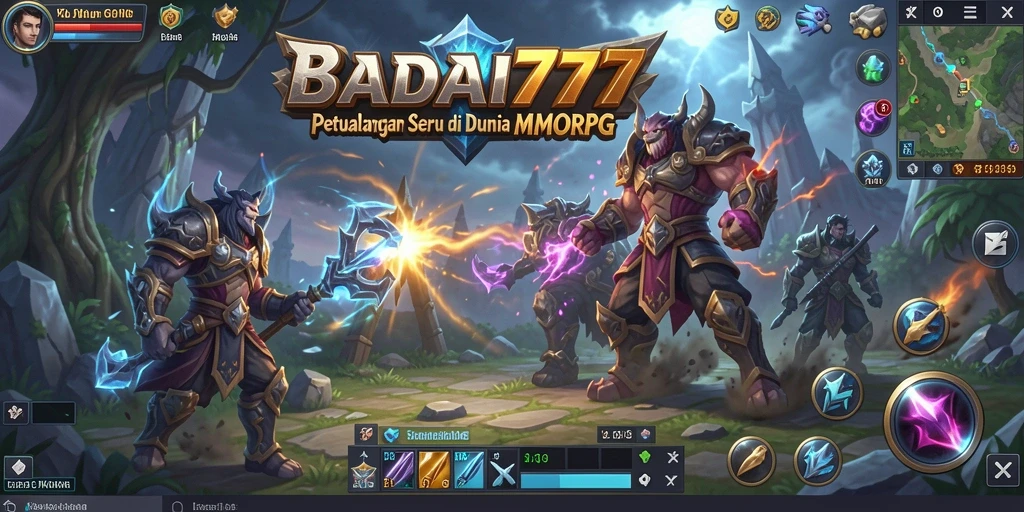 Tampilan gameplay seru dalam BADAI777 yang mendebarkan.