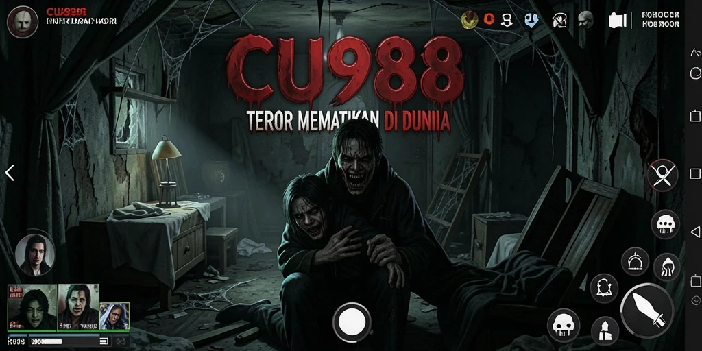 Screenshot dari gameplay menyeramkan dalam CU888.