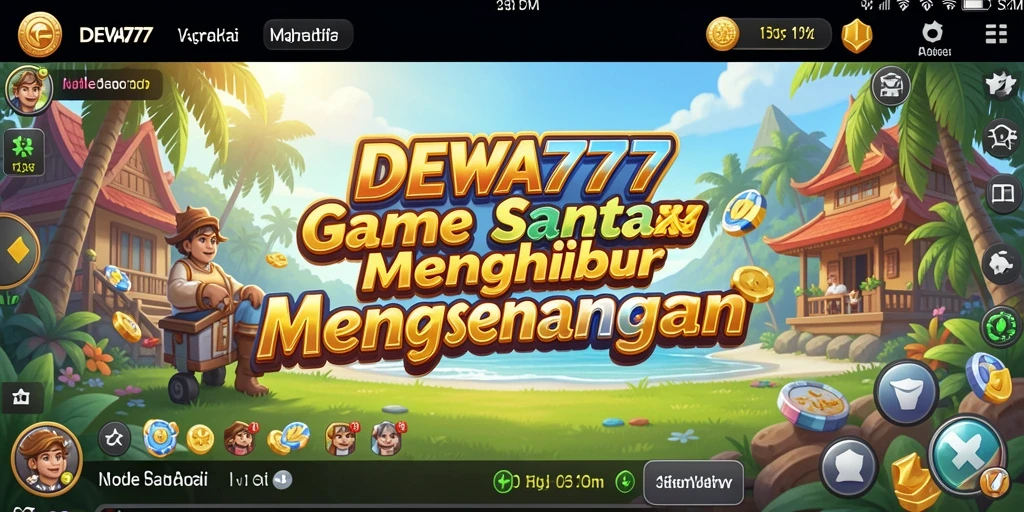 Screenshot gameplay DEWA777 yang penuh warna dan menarik.