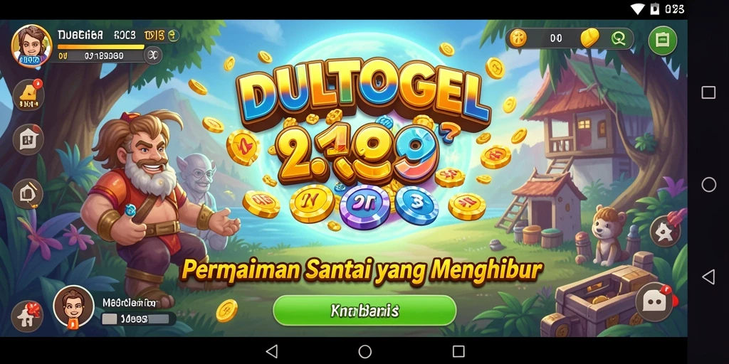 Screenshot DULTOGEL menampilkan keseruan gameplay santai.