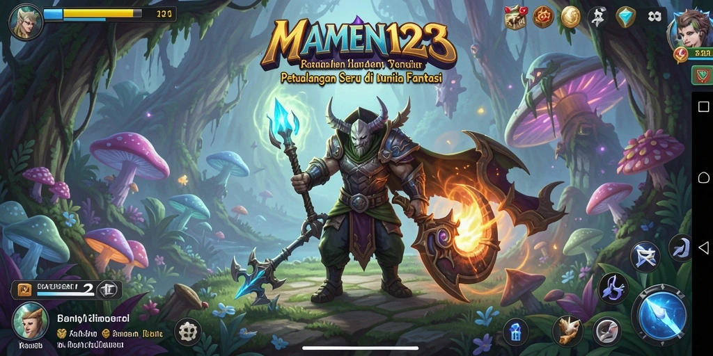 Tampilan gameplay seru di dunia petualangan MAMEN123.