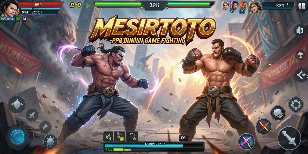Tangkapan layar gameplay MESIRTOTO yang menampilkan aksi pertarungan yang menegangkan.