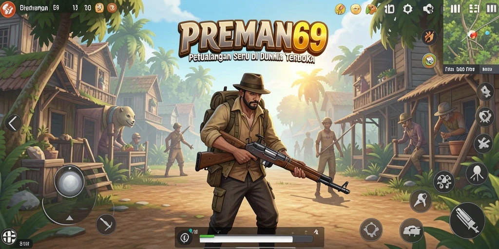 Tangkapan layar gameplay menunjukkan kebebasan eksplorasi di dunia terbuka.