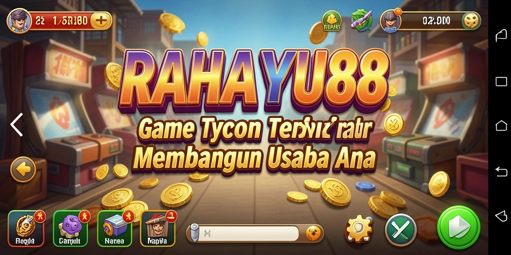 Tampilan gameplay menarik dalam RAHAYU88 dengan berbagai pilihan usaha.