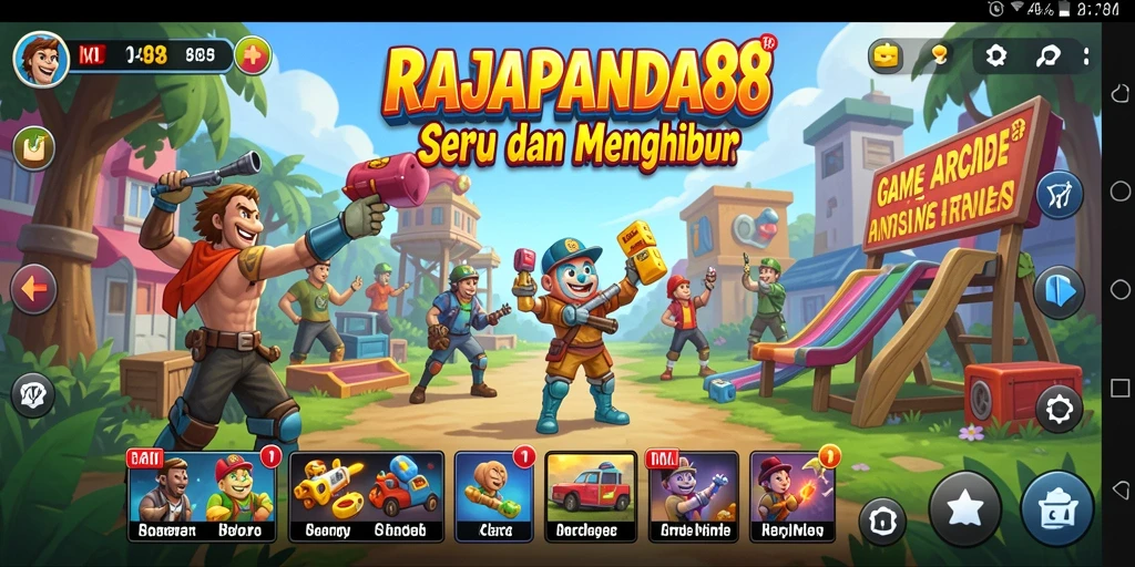 Screenshot utama RAJAPANDA88 dengan gameplay yang menegangkan.