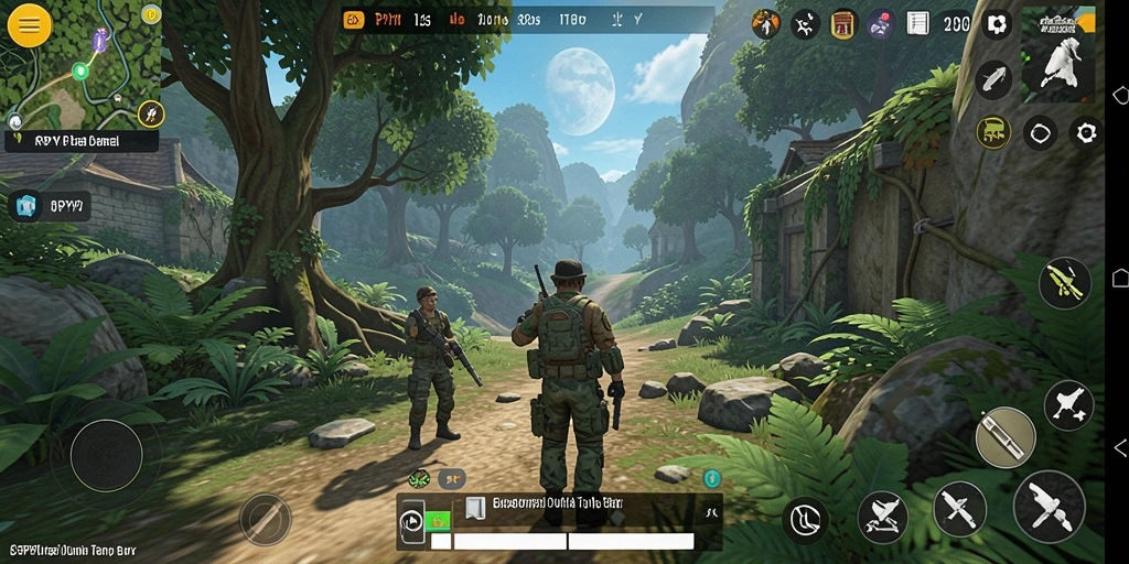 Screenshot gameplay <strong>RPYYY</strong> menunjukkan aksi eksplorasi di dunia terbuka.