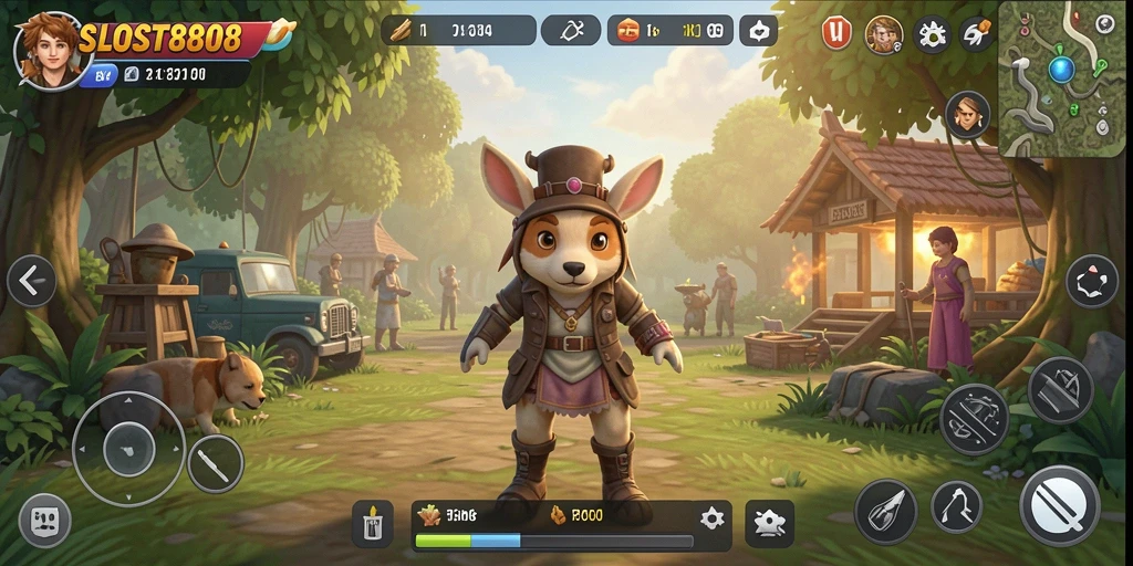 Tampilan gameplay SLOST8808 yang mengasyikkan dan interaktif.