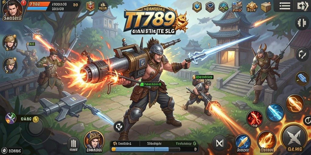 Tampilan gameplay TT789 yang menampilkan strategi dan pertempuran tim.