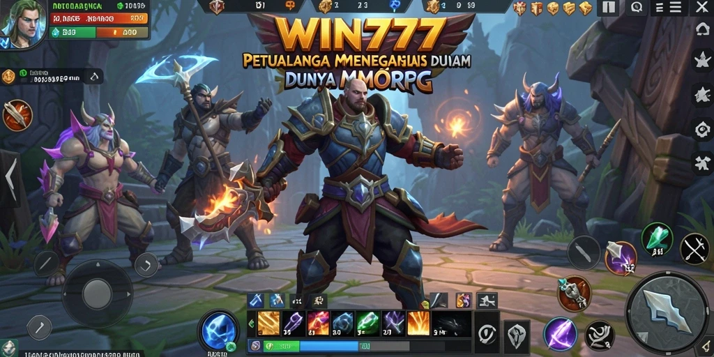 Gambaran gameplay menakjubkan dari dunia MMORPG WIN777.