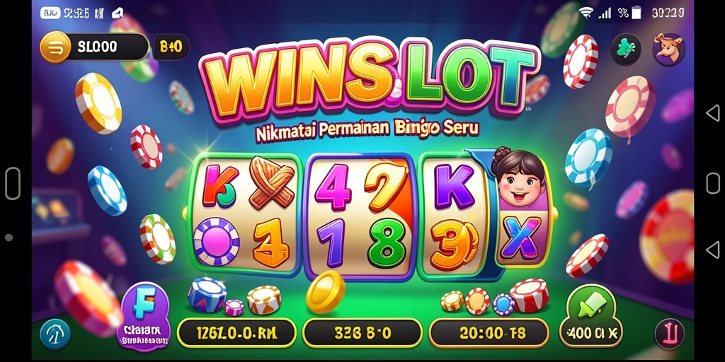 Screenshot utama WINSLOT dengan tampilan gameplay Bingo yang seru.