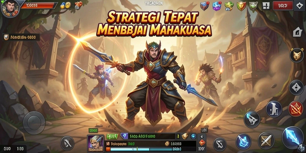 Screenshot utama YAGAOHEN menampilkan aksi strategi yang mendebarkan.