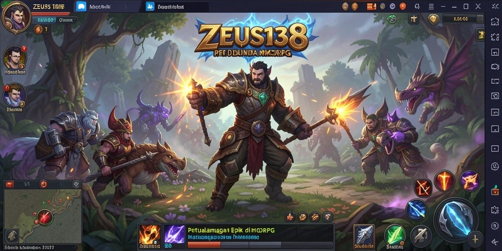 Gameplay menarik dalam ZEUS138 dengan petualangan seru di dunia MMORPG.